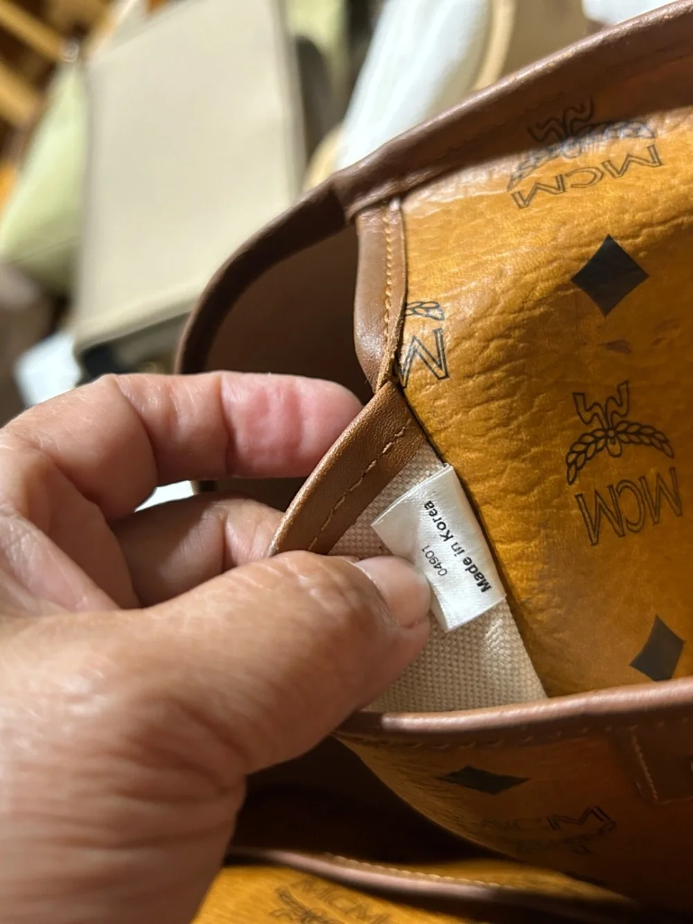Mcm tote bag